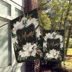 Rustic Welcome Garden Flag