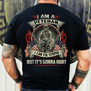 Funny Veteran T-Shirt, Military Humor Tee, Retirement Gift Shirt