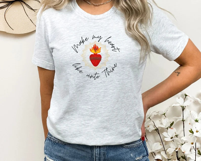 Sacred Heart Catholic Faith Shirt