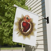 Sacred Heart Catholic Garden Flag
