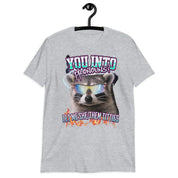 Stylish Pronouns Funny Raccoon Shirt