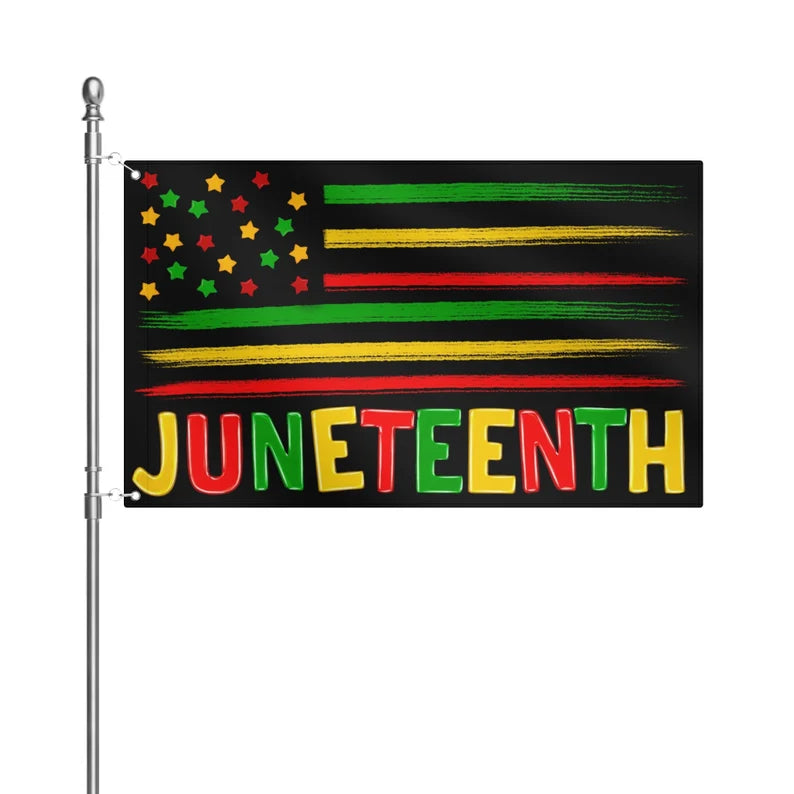 Juneteenth Flag Celebrate Freedom Day Banner