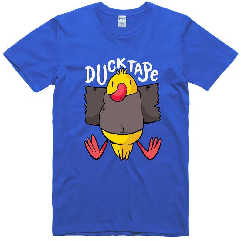 Funny Duck Tape Shirt, Humor Graphic Cotton Tee