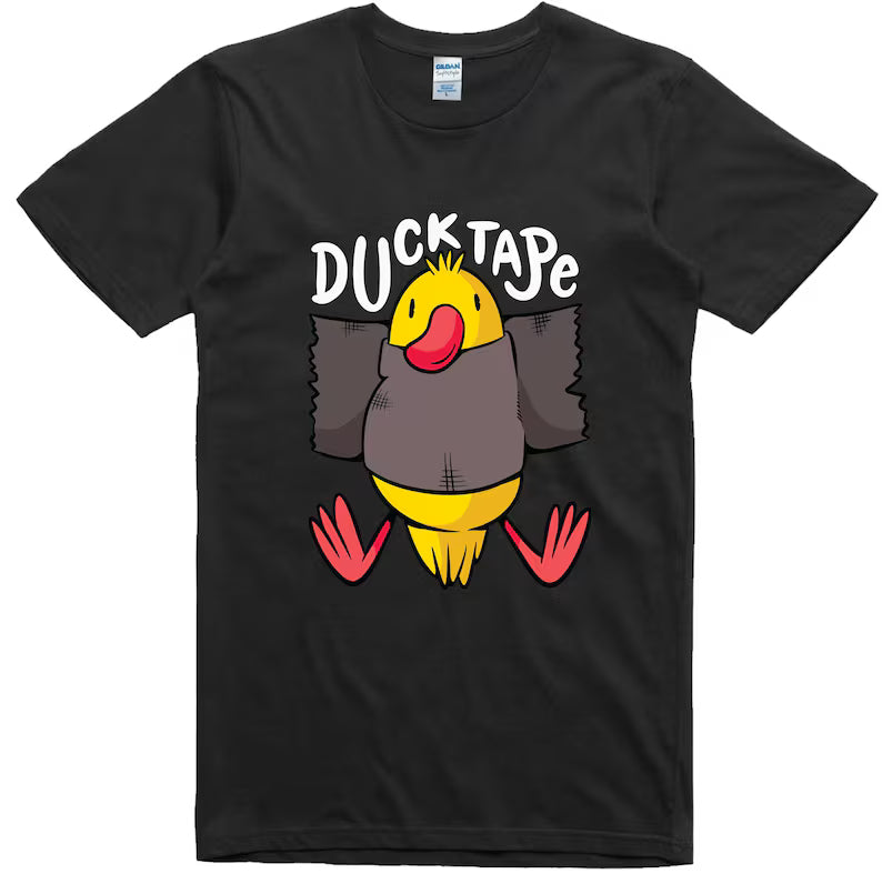Funny Duck Tape Shirt, Humor Graphic Cotton Tee