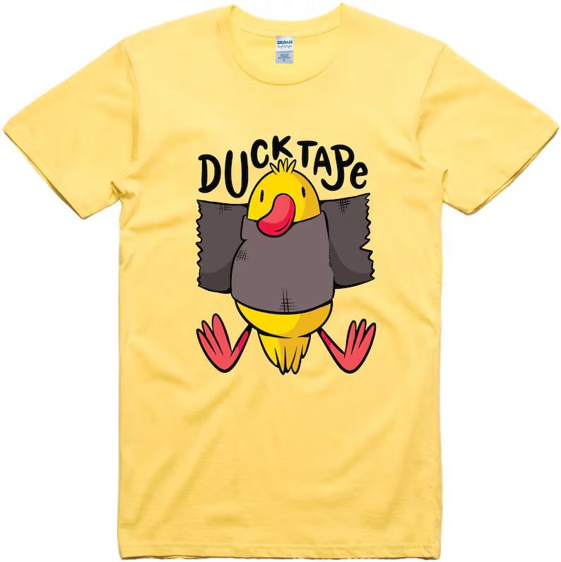 Funny Duck Tape Shirt, Humor Graphic Cotton Tee