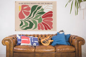 Feminist Equality Flag, Floral Rights Garden