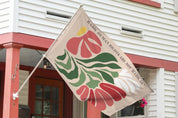 Feminist Equality Flag, Floral Rights Garden