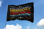 Democracy Over Dictatorship Flag
