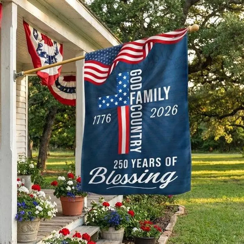 Cross Faith Garden Flag