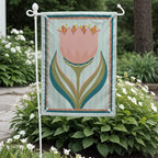 Modern Tulip Scandinavian Garden Flag