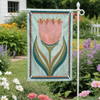 Modern Tulip Scandinavian Garden Flag