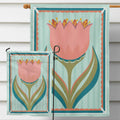 Modern Tulip Scandinavian Garden Flag