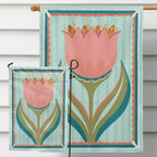 Modern Tulip Scandinavian Garden Flag