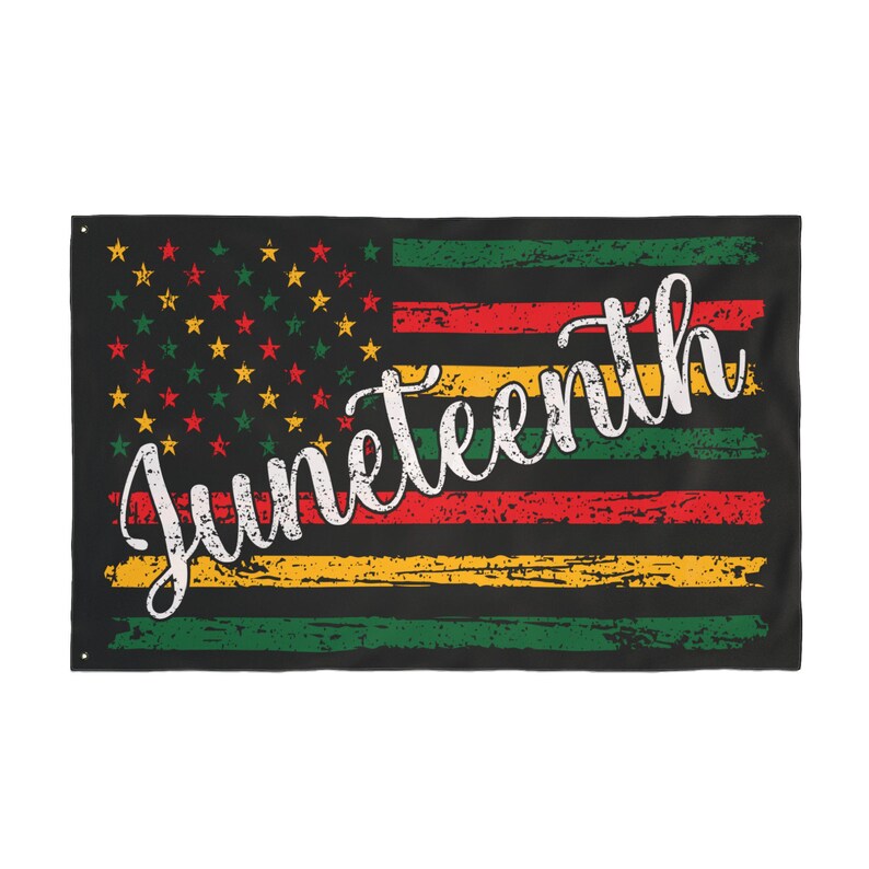 Juneteenth 1865 Freedom Pride Flag