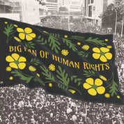 Big Fan of Human Rights House Flag
