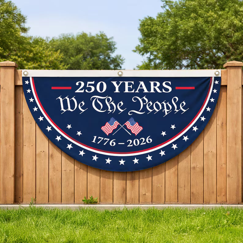 USA 1776-2026 Patriotic Banner