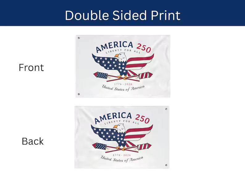 Liberty Eagle Boat Flag, USA Patriotic Marine Decor