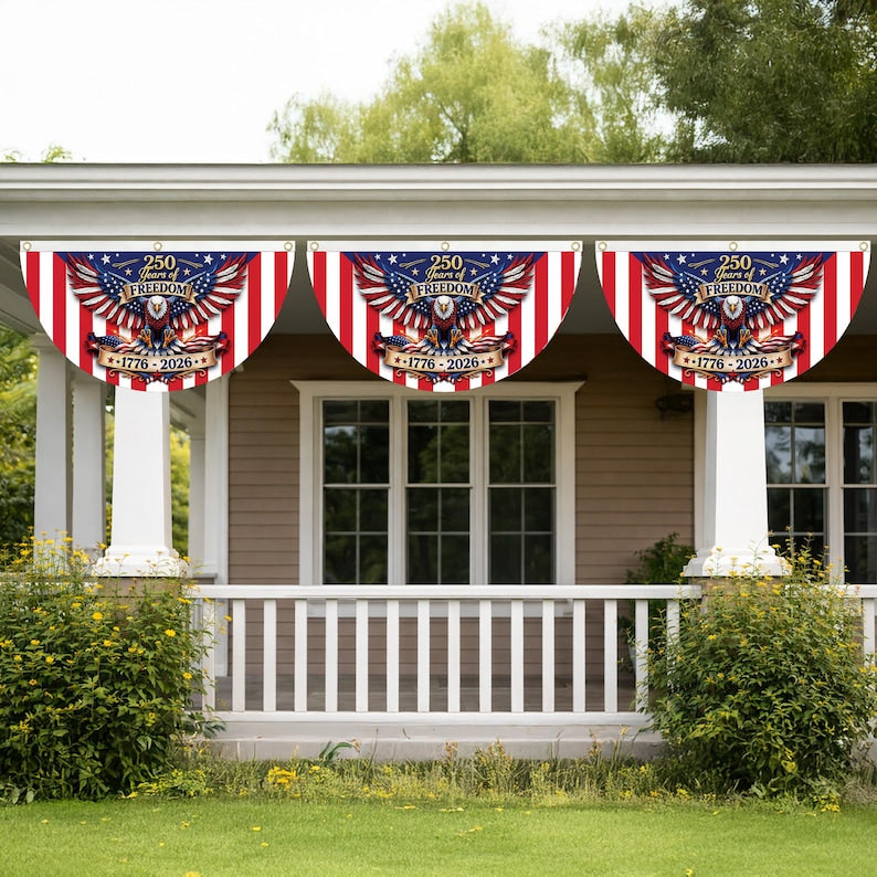 USA 1776-2026 Patriotic Eagle Flag