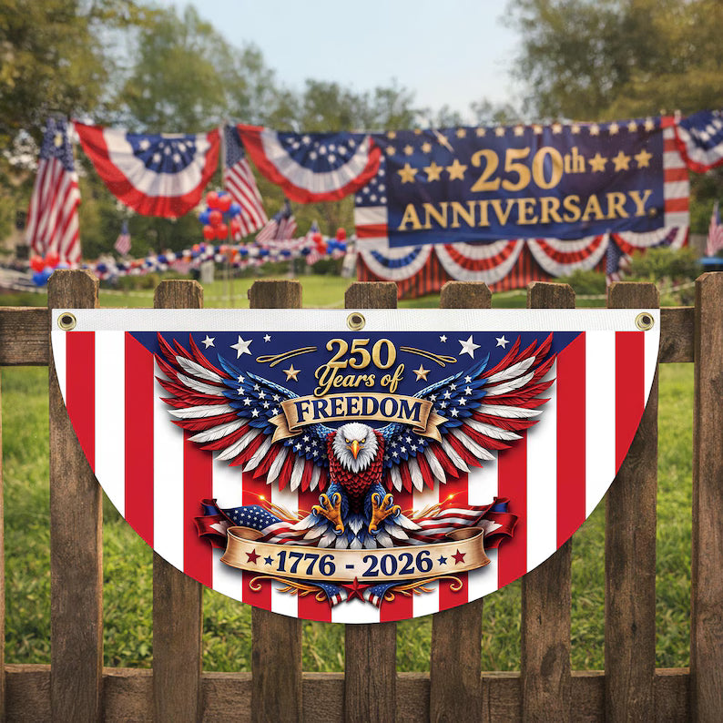 USA 1776-2026 Patriotic Eagle Flag