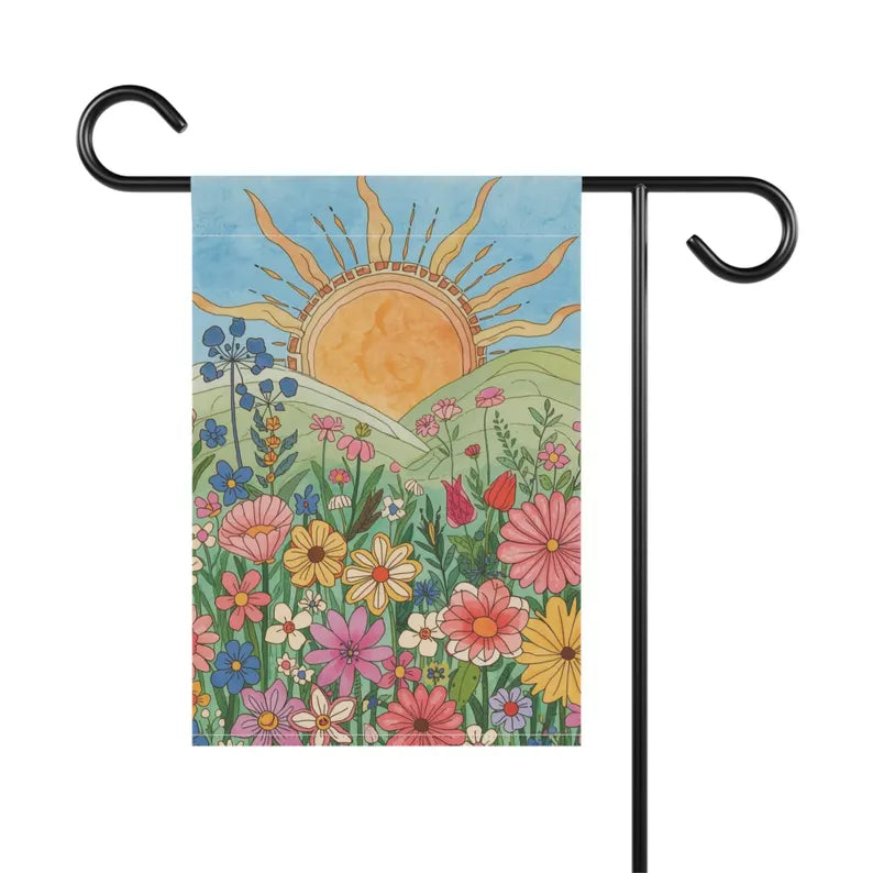 Sunrise Wildflower & Spring Summer Garden Flag