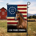USA 250 Horse Betsy Ross Flag