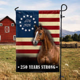 USA 250 Horse Betsy Ross Flag