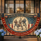Vintage USA 250th Bunting Flag
