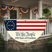 USA 250th We The People Semicircle Flag