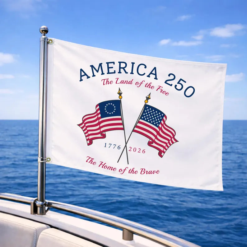 America 250 Boat Flag