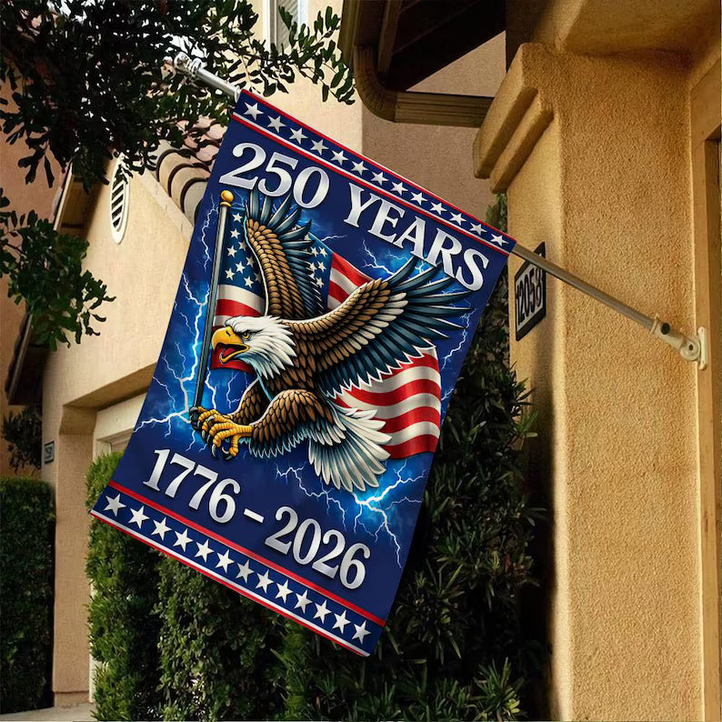 America 250th Anniversary Garden Flag