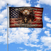One Nation Under God Flag 1776-2026