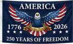 USA 250th Birthday Flag