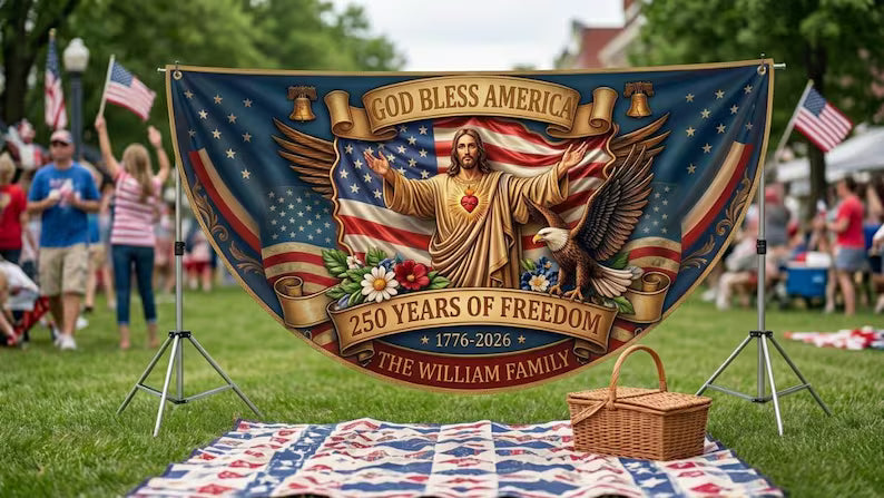 Custom USA 250th Anniversary Flag