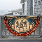 Vintage USA 250th Bunting Flag