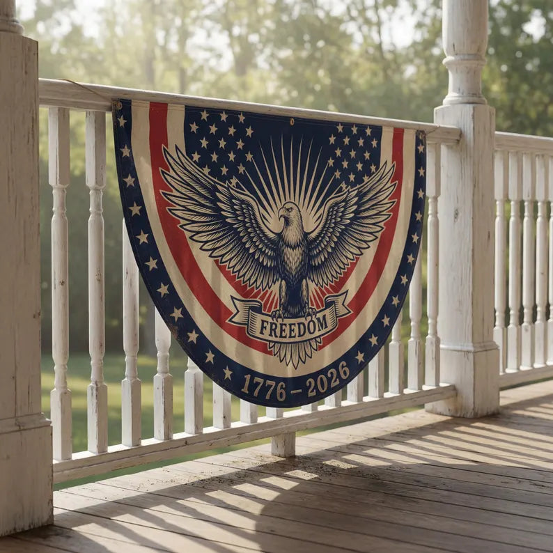 USA 250th Eagle Banner 1776-2026