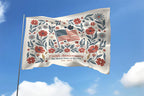 Boho Floral American Flag Decor