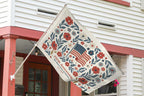 Boho Floral American Flag Decor