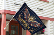 USA 1776-2026 House Flag, Patriotic Independence Banner