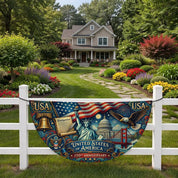 250th Anniversary Fan Flag, Patriotic Christian USA Banner