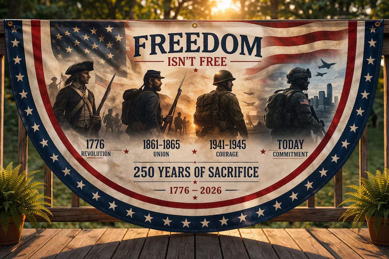 Freedom Tribute Flag 1776-2026
