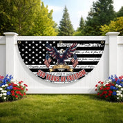 America 250 Years Flag, Patriotic Semicircle Banner