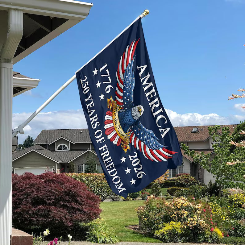 USA 250th Birthday Flag