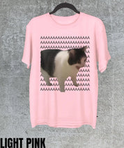 Screaming Cat Meme Funny Graphic Shirt