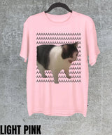 Screaming Cat Meme Funny Graphic Shirt