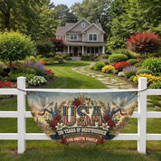 Personalized USA 250th Flag, Custom Patriotic Yard Banner