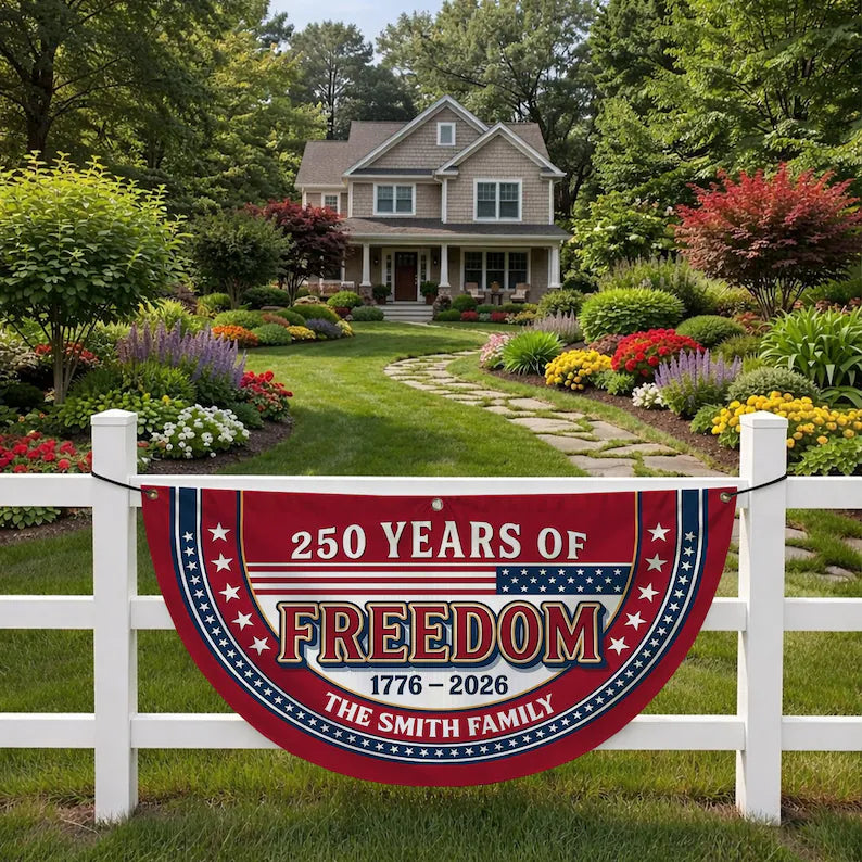 USA 250th Anniversary Flag, Freedom Patriotic Banner