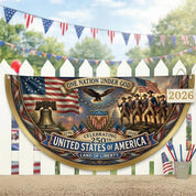 One Nation Under God Flag, USA 250th Patriotic Banner