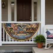 One Nation Under God Flag, USA 250th Patriotic Banner