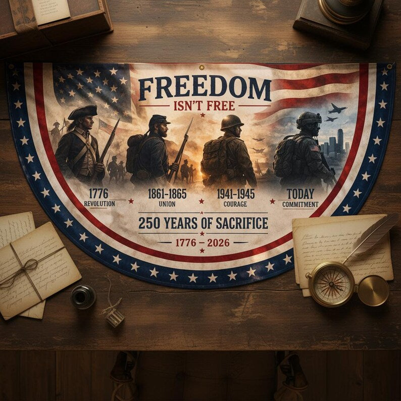 Freedom Tribute Flag 1776-2026