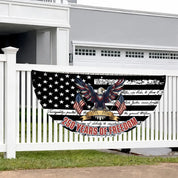 America 250 Years Flag, Patriotic Semicircle Banner